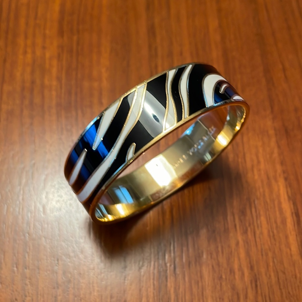 Kate Spade Animal Print Enamel Bangle